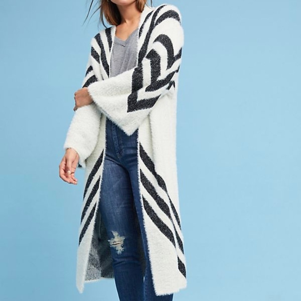 Anthropologie Mod Chevron duster kimono